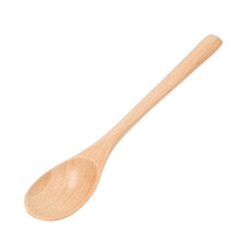 6Pcs Wooden Spoons Soup Eco Friendly Utensils Tableware Natural Wood