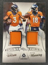 🔥 2023 Luminance Russell Wilson Peyton Manning Reflected Materials RM-9 Patch🔥