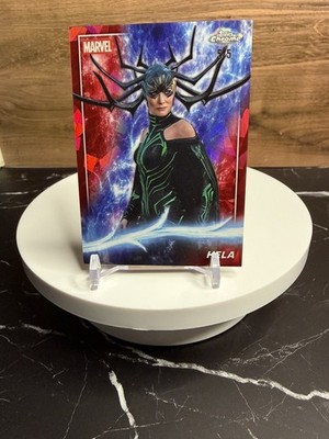Topps Chrome Marvel Studios Sapphire | Hela 5/5 Bookend | Cate Blanchett | #76
