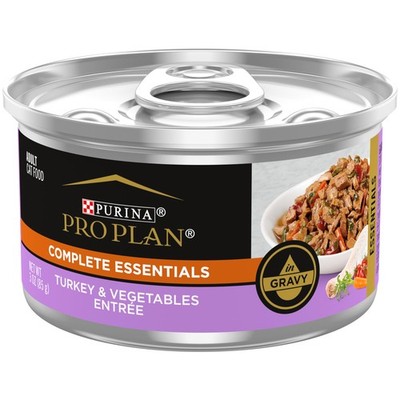Purina Pro Plan Wet Cat Food, COMPLETE ESSENTIALS Turkey & Vegetable Entree Grav