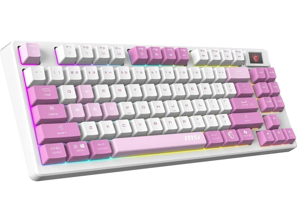 MSI Forge GK600 TKL Wireless VIOLET  Gaming Keyboard - Mechanical Linear - Image 2 of 4
