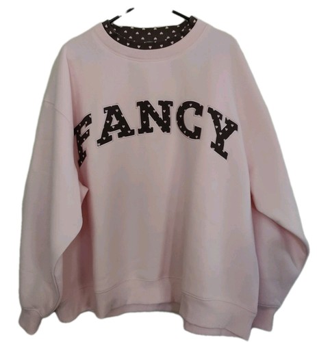 Fancy d boutique valentines mockneck XL Pink/ Brown Super Soft ^™