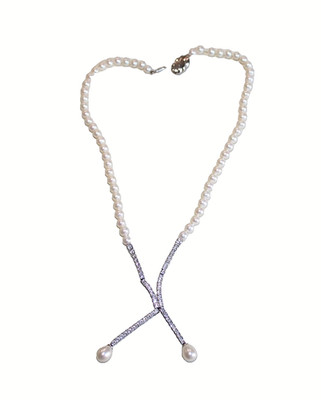 Macys's Arabella Süßwasserzuchtperlen Lariat Halsketten Damen 950 $