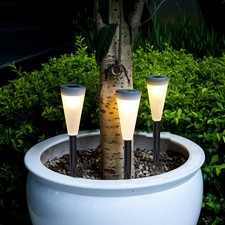  12 sztuk plastikowych końcówek pali ogrodowych szpikulce ziemne do lamp solarnych