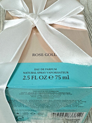Tiffany Co. Rose Gold Eau de Parfum Spray 2.5 oz Made in France New Sealed