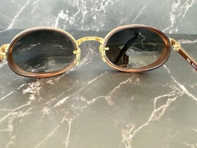 VINTAGE B&L RAY-BAN USA W2814 NYAS BROWN/GOLD G15 SIDE-CUPS DINERS