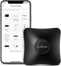 BroadLink RM4 pro Universal-Fernbedienung WLAN mit Sprachsteuerung 10 Tasten 255