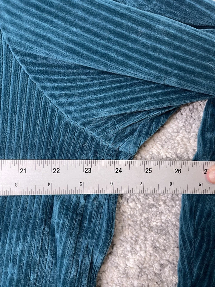 Sudadera con Capucha Nike Para Mujer Mediana Azul Centro Swoosh Pana Terciopelo Sudadera Foto 3 de 4