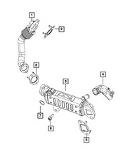 Genuine Mopar Egr Tube 68591766AA