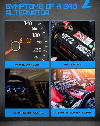 Alternador 90A para Hyundai Accent Veloster 2012-2017 Kia Rio 2012-2013 1,6 L Foto 4 de 4