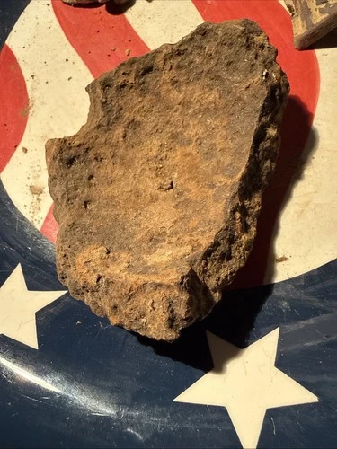 Dug Civil War 💥 🇺🇸 💣 Confederate Cannonball Frag W Side Plug Hole