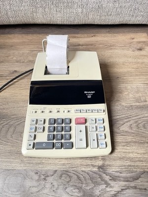 Vintage Sharp 12-stelliger EL-2607P elektronischer Taschenrechner