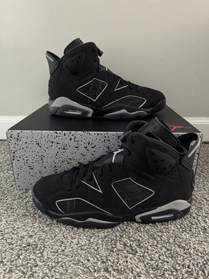 Nike Air Jordan 6 Retro ''Cap and Gown'' Black Silver IR2266-010 Men's SIze 9 NEW