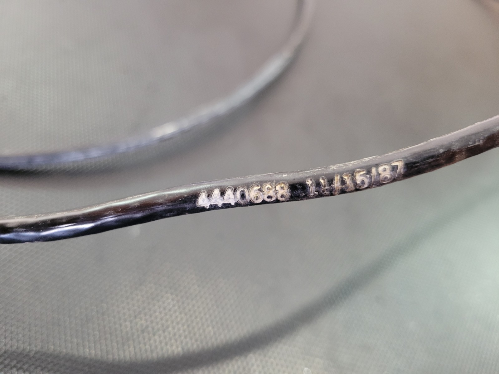 1989 To 1991 CHRYSLER By TC MASERATI Hood Release Cable Handle Lever  44440688