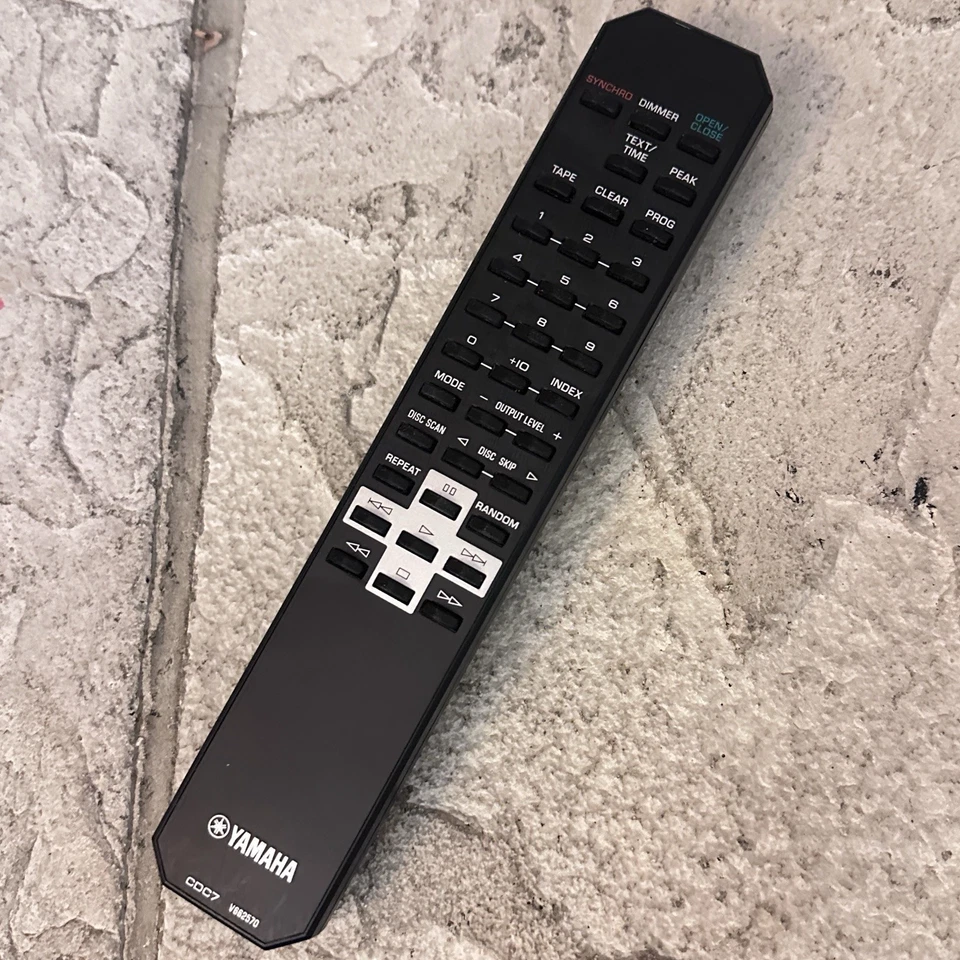 Reproductor de CD cambiador de 5 discos Yamaha CDC-685 probado salida óptica + carrusel remoto OEM Foto 2 de 4