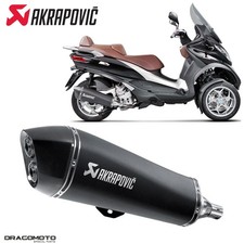 Pot échappement PIAGGIO BEVERLY 500 10th Anniversary 2013 AKRAPOVIC Noir S-PI...