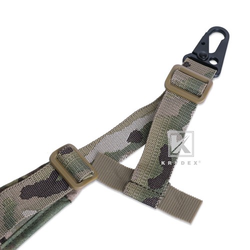 KRYDEX Modular Sling 2 / 1 Point Padded Tactical Shooting Sling Shoulder Strap - Picture 7 of 16