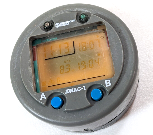 Sherwood Courier AWAC-1 CR100 Air Scuba Dive Computer Puck Module as-is ...