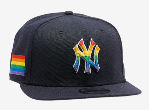 9FIFTY Snapback Hat Cap LGBTQ Flag Navy 