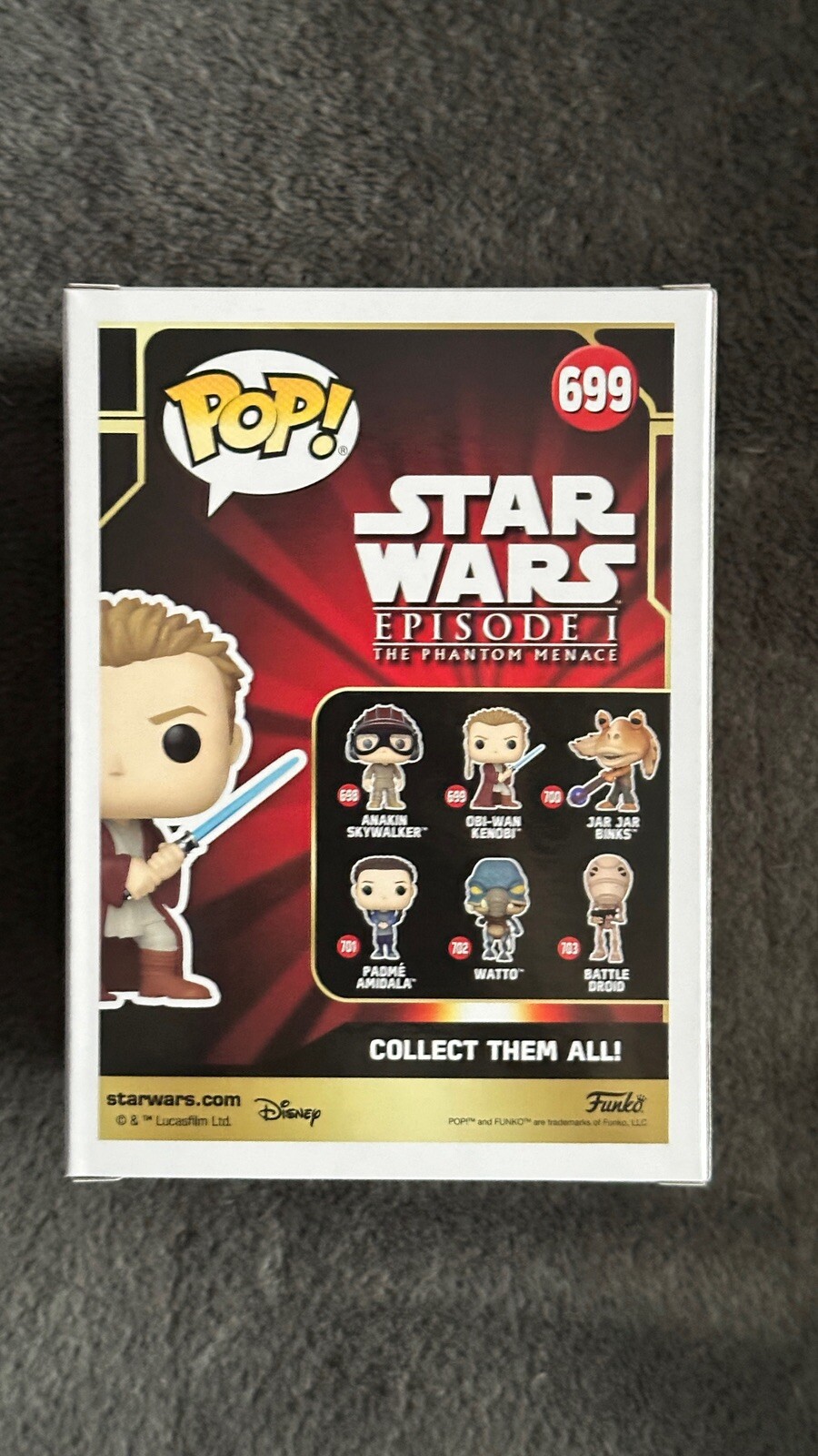Thumbnail - Funko Pop - Star Wars - Episode 1 Padawan Obi Wan Kenobi 699