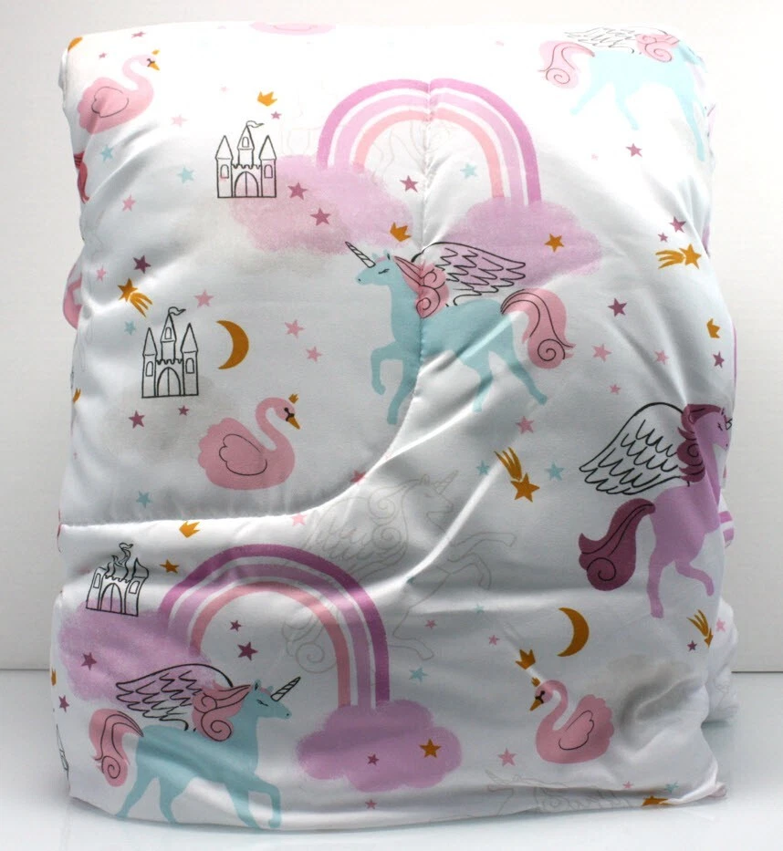 6 piezas - Edredón Isabella UNICORN PRINCESS + Falsa + Sábanas + Púrpura PEGASO - GEMELO Foto 3 de 4