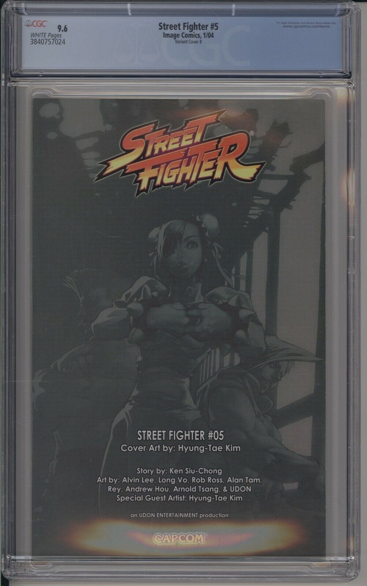 【未開封★CGC鑑定】ストリートファイター2【CGC9.4】 STREET FIGHTER #5 - CGC 9.6 - RARE GRADED!! - ALTERNATE PARK