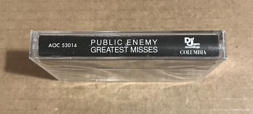 Public Enemy - Greatest Misses RARE promo advance cassette '92 (SEALED) - Image 3 of 3