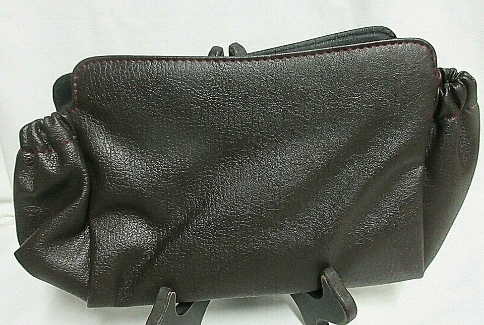 Nuevo En Bolsa Auténtico Miche Selena Shell Marrón Con Acentos Fucsia Foto 4 de 4