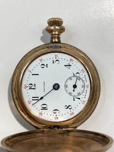 Vintage BULOVA Locust 7 jewels Pocket Watch, Pre-Owned Doesn't Run (30-#82)