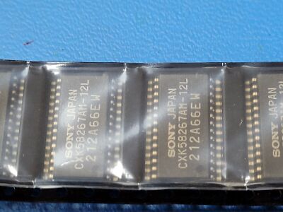 (2 PCS) CXK58267AM-12L SONY Standard SRAM, 32KX8, 120ns, CMOS, SOIC-28