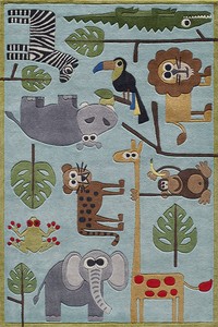 jungle nursery rug