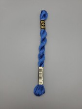 DMC Perle Cotton Skein Size 5 27.3yd 798 Needlepoint Embroidery, Crewel