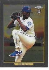 2020 Topps Series 2 Baseball Turkey Red '20 Chrome RC Justin Dunn Mariners