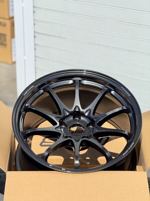 set of 4) Volk Racing CE28N-Plus 18x9.5 +22 5x114.3 Diamond Dark