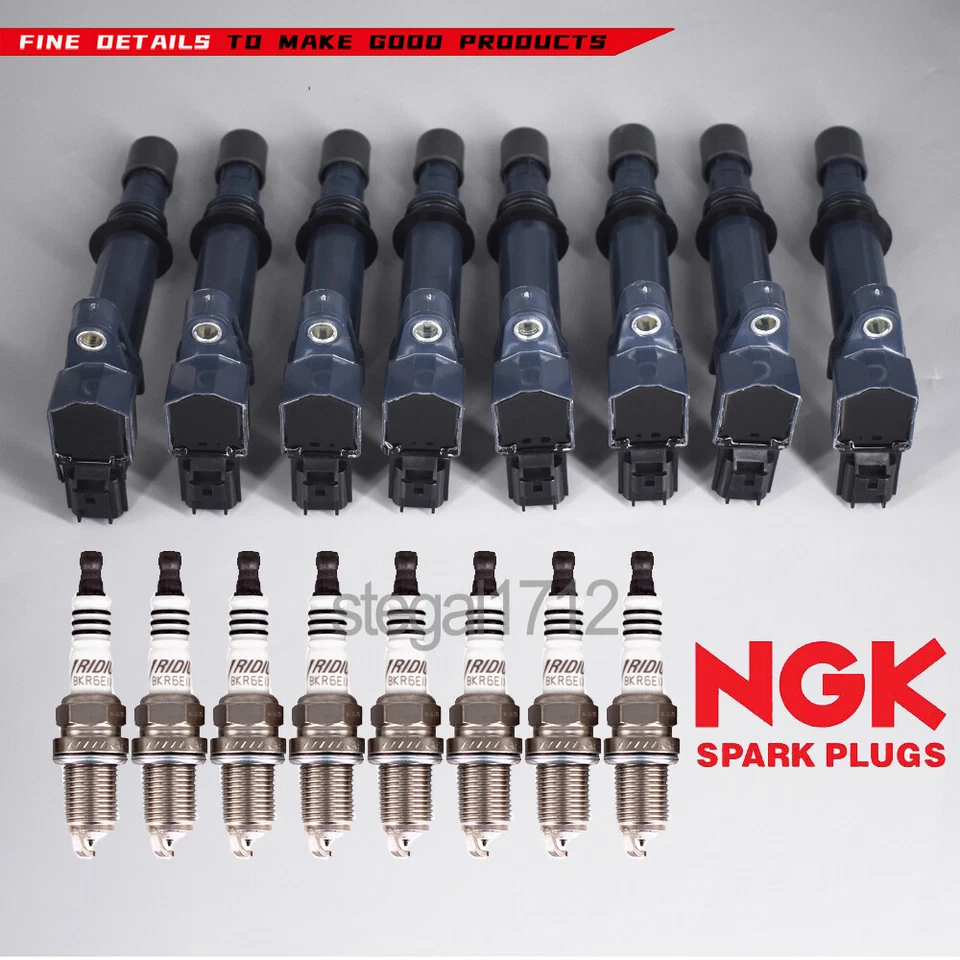 8 bobinas de encendido OEM UF270 + bujías para Dodge Dakota Durango RAM1500 4,7 L Foto 2 de 4