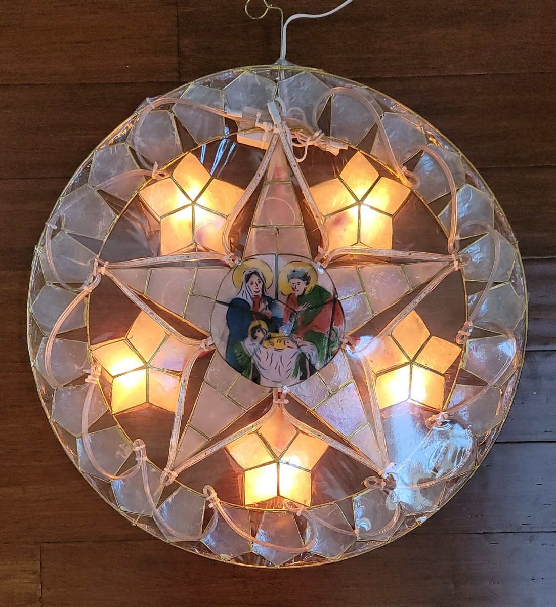 Capiz Lantern Parol カピス製クリスマスパロル（ランタン） Christmas