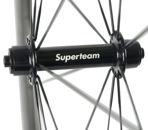 Superteam Road Bike Wheels 50mm Carbon Fiber Wheelset Clincher Bicycle Wheelset - Picture 4 of 11