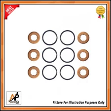 For BMW X5 E53 D Diesel INJECTOR OUTER BODY O-RING & COPPER BASE Washer Kit x6