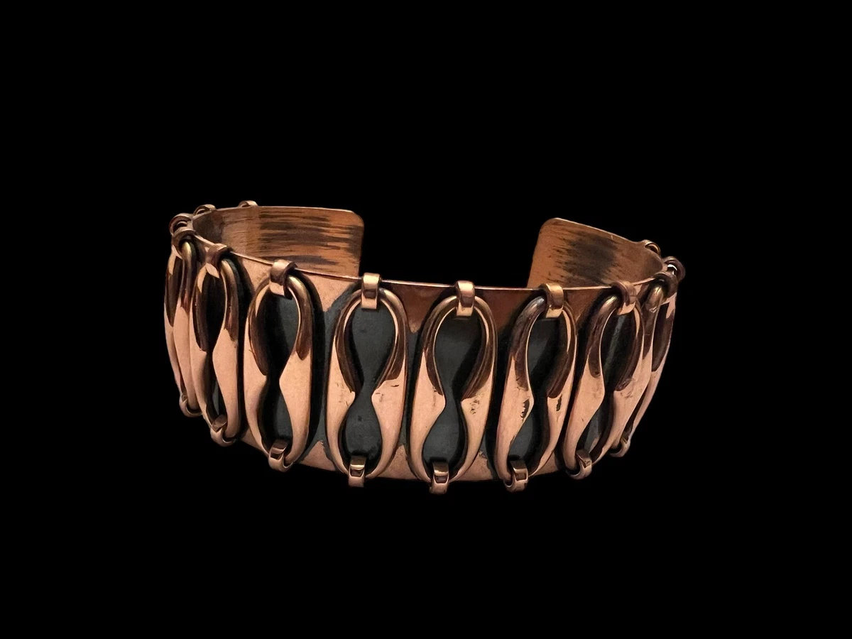 Vintage Matisse Renoir Copper Modernist Style Cuff Bracelet eBay