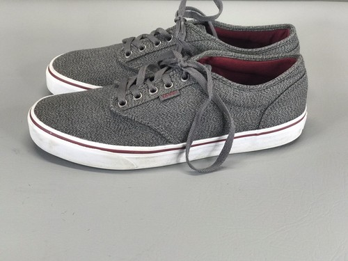 Vans Dark Grey Canvas Low Top Lace Up 
