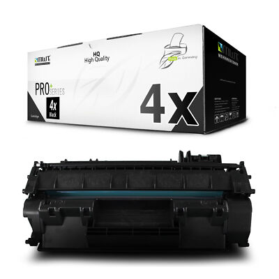 4x Toner für HP LaserJet P 2011 2012 2013 2014 2015 D X DN n N Q7553X 53X BLACK
