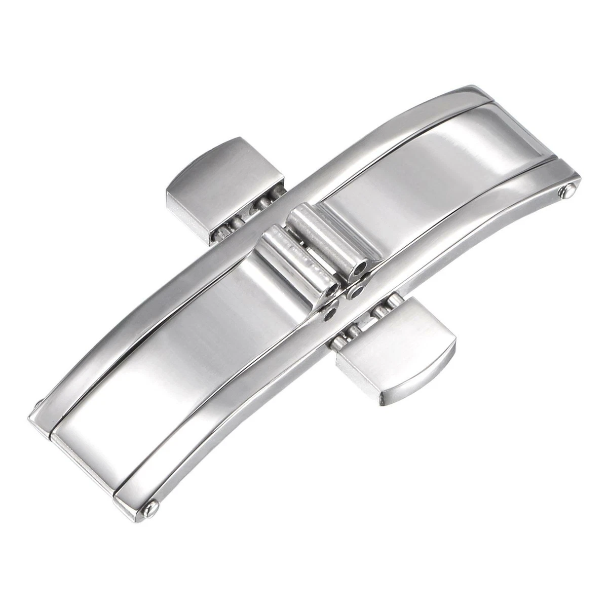 22mm Folding Clasp Push Button 6mm Install Width for Steel
