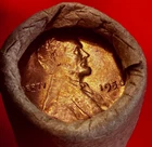 1950-P OBW OLD BANK WRAP ROLL BU UNCIRCULATED LINCOLN WHEAT CENT PENNIES