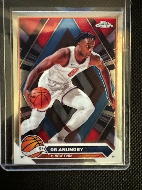 2023-24 Topps Chrome OG Anunoby #123 New York Knicks | eBay