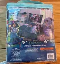 Disney Encanto 3 Piece Toddler Bed Set Quilt Pillocase Fitted Bottom Sheet NEW
