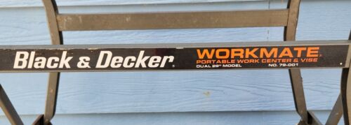 Vtg Black & Decker Workmate Dual 29" Height 79-001 Type08 Portable Work Ctr Vise - Picture 2 of 19