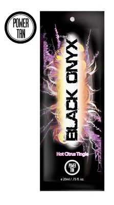 Power Tan Black Onyx HOT prickelnde Bräunung Sonnenbank Lotion Creme Beschleuniger 20ml