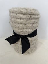Chunky Knit Throw Blanket Flecked Cream - Hearth Hand with Magnolia
