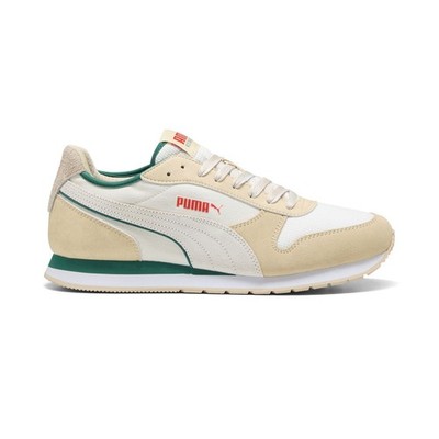 PUMA St Miler Retro Run Lace Up  Mens White Sneakers Casual Shoes 40266602