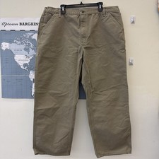 Carhartt Pants Mens 42x30 Original Dungaree Fit Canvas Carpenter Utility B11DES